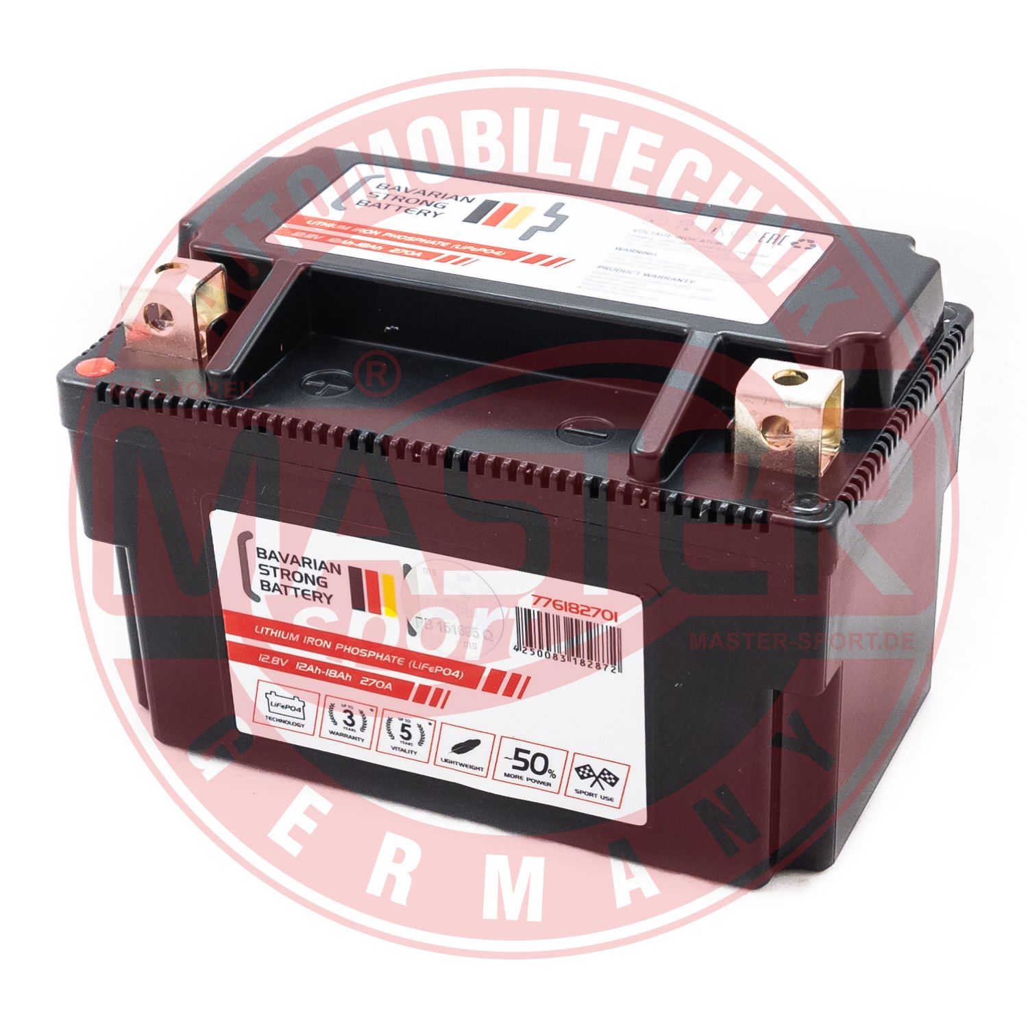 MASTER-SPORT GERMANY 776182701 Starter Battery for KAWASAKI SUZUKI TRIUMPH