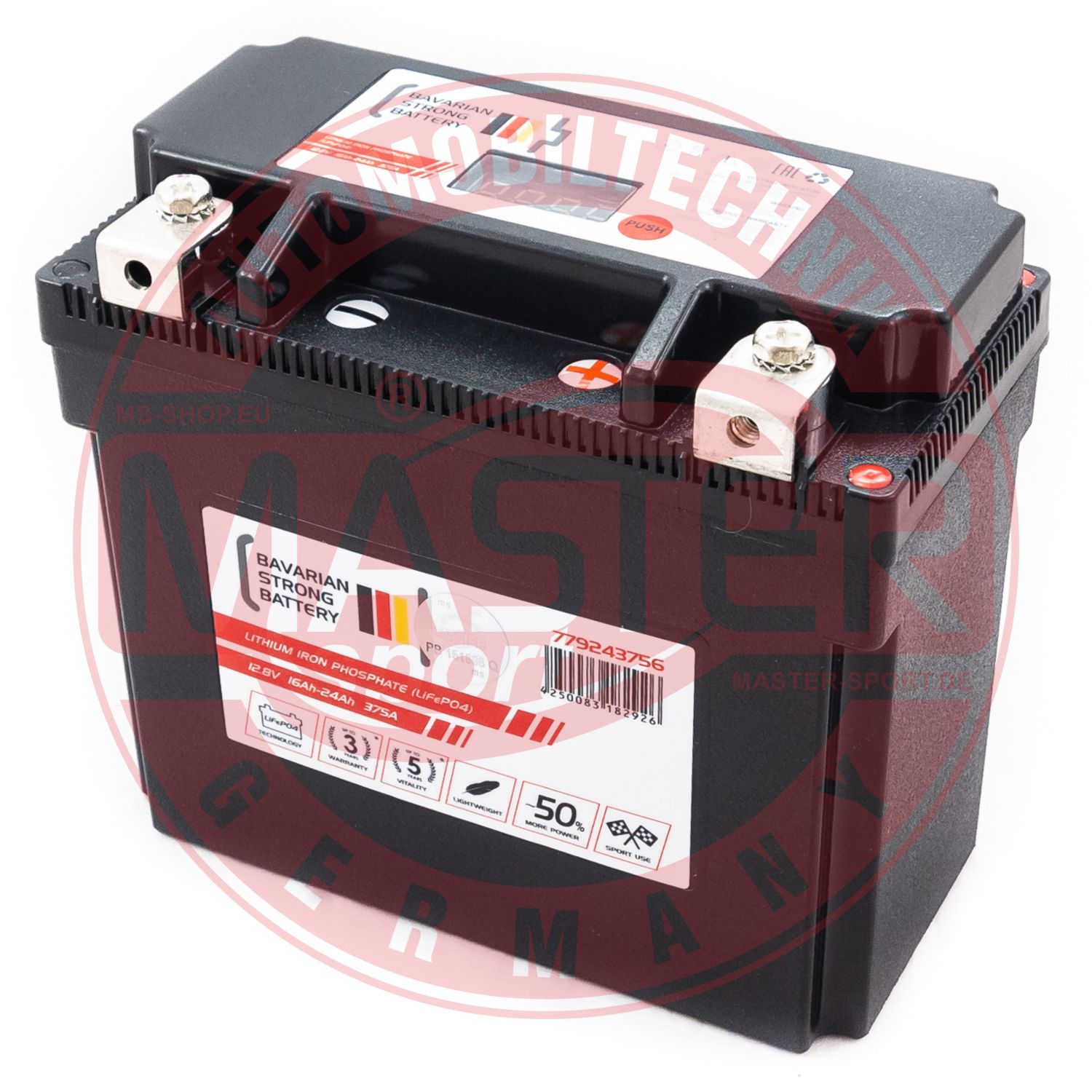 MASTER-SPORT GERMANY 779243756 Starter Battery for KAWASAKI