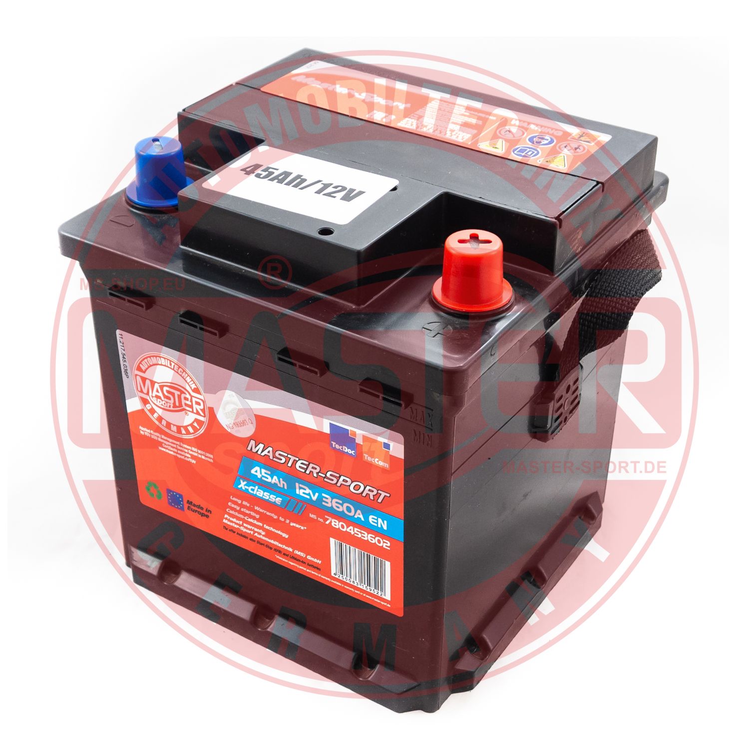 MASTER-SPORT GERMANY 780453602 Starter Battery for CITROËN FIAT FORD LANCIA OPEL PEUGEOT SEAT SKODA TOYOTA VW