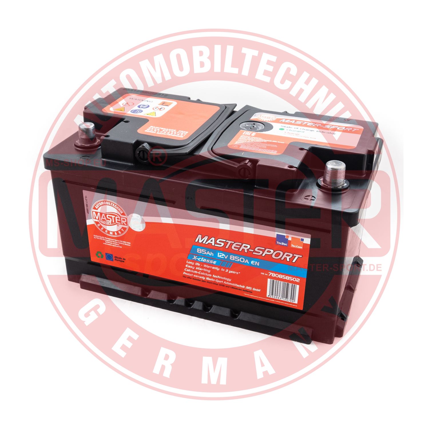 MASTER-SPORT GERMANY 780858502 Starter Battery for ALFA ROMEO AUDI BMW CHEVROLET CHRYSLER DODGE FORD JAGUAR JEEP LAND ROVER NISS