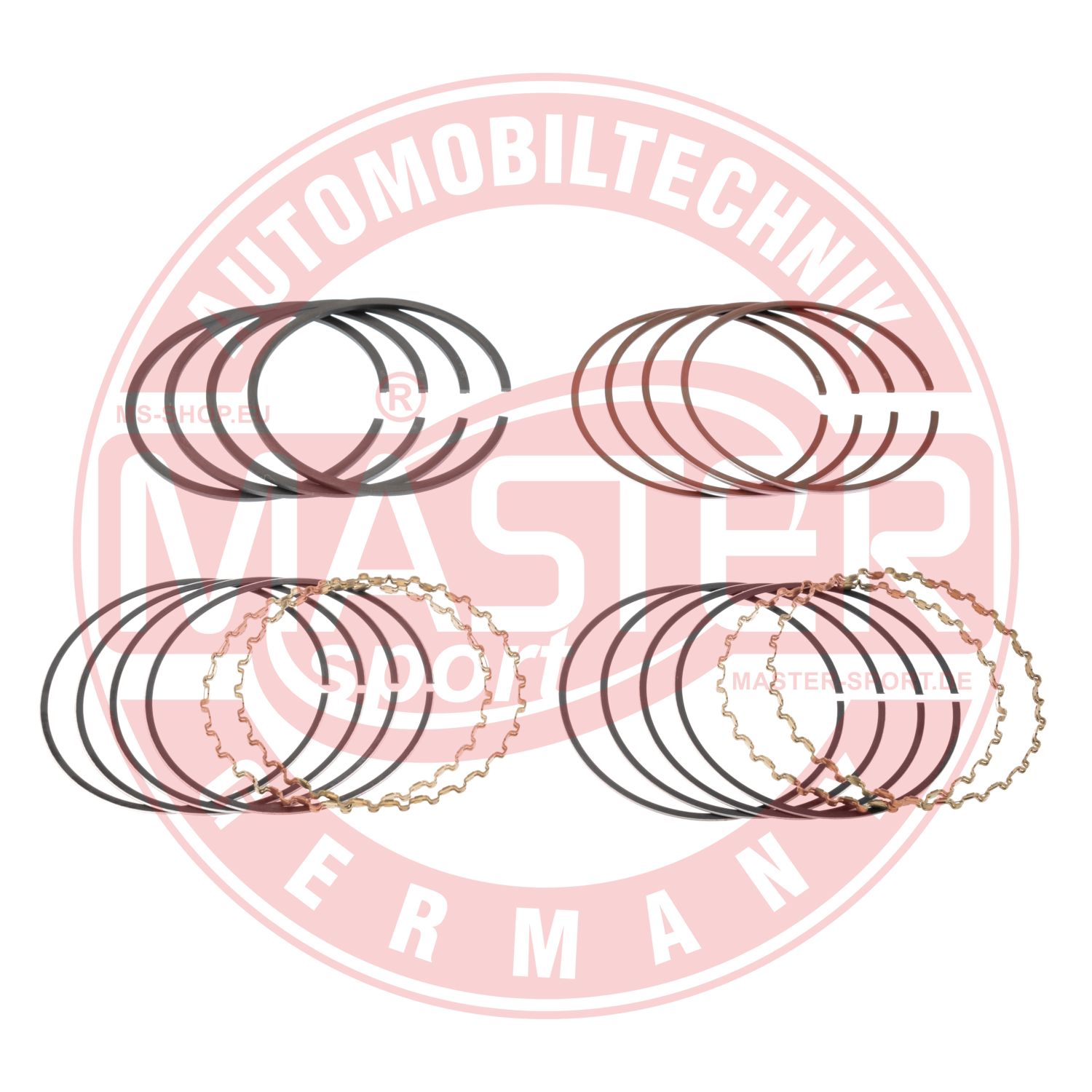 MASTER-SPORT GERMANY 79.80-CR-SET/20/-MS SuperChrom Δακτύλιος εμβόλου for LADA