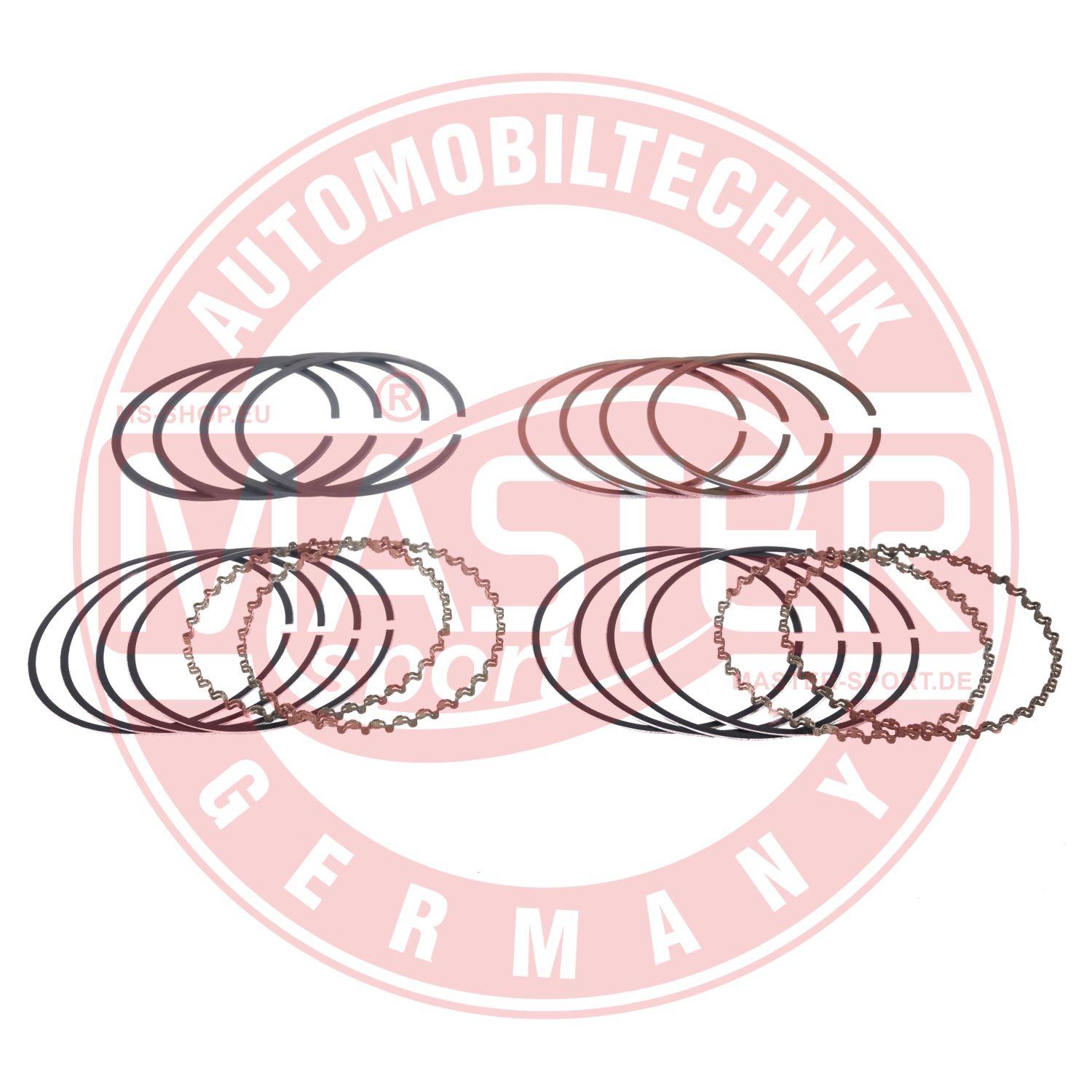 MASTER-SPORT GERMANY 93.00-CR-SET/20/-MS SuperChrom Δακτύλιος εμβόλου for GAZ