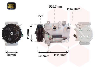 VAN WEZEL 0901K725...