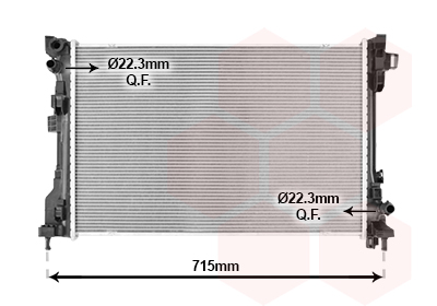 VAN WEZEL 17012722 Ψυγείο,...
