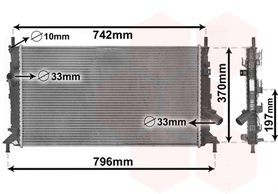VAN WEZEL 18002370 Ψυγείο,...