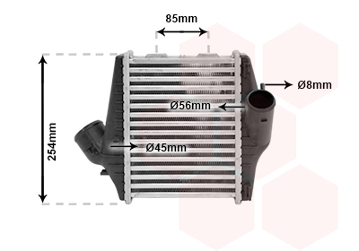 VAN WEZEL 29004016 Ψυγείο...