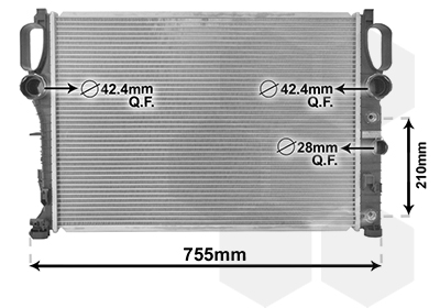 VAN WEZEL 30002341 Ψυγείο,...