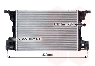 VAN WEZEL 30012715 Ψυγείο,...