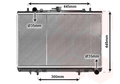 VAN WEZEL 32002188 Ψυγείο,...