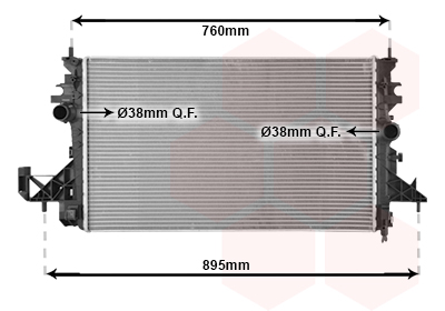 VAN WEZEL 37012703 Ψυγείο,...