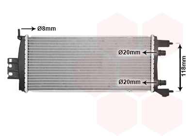 VAN WEZEL 43012716 Ψυγείο,...