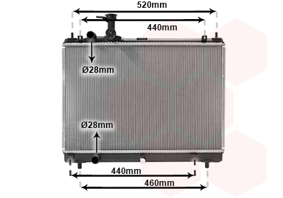 VAN WEZEL 52012704 Ψυγείο,...