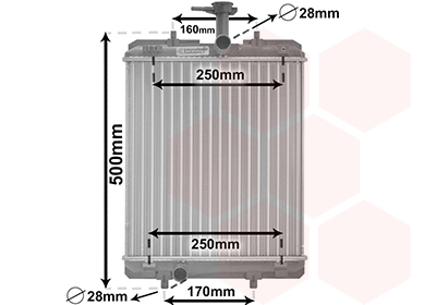 VAN WEZEL 53002360 Ψυγείο,...