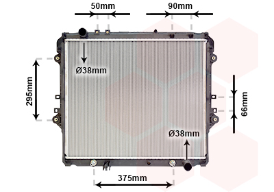 VAN WEZEL 54002757 Ψυγείο,...