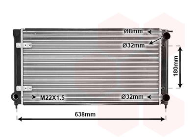 VAN WEZEL 58002048 Ψυγείο,...