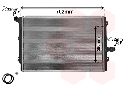 VAN WEZEL 58002208 *** IR PLUS *** Radiator, engine cooling