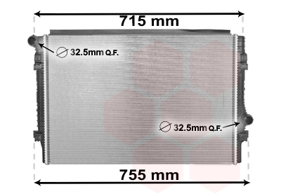 VAN WEZEL 58002336 Ψυγείο,...