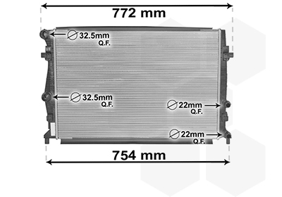VAN WEZEL 58002343 Ψυγείο,...