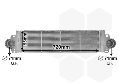 VAN WEZEL 58004233 Ψυγείο...