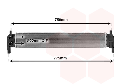 VAN WEZEL 58012703 Ψυγείο,...