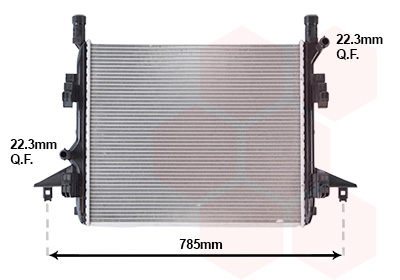 VAN WEZEL 58012736 Ψυγείο,...