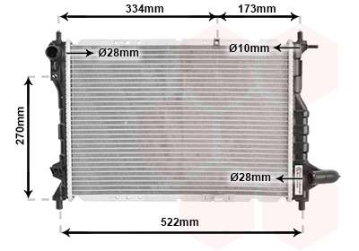 VAN WEZEL 81002075 Ψυγείο,...