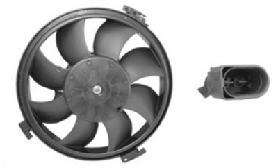 VAN WEZEL 0315747 ventilátor, motorhűtés AUDI VW