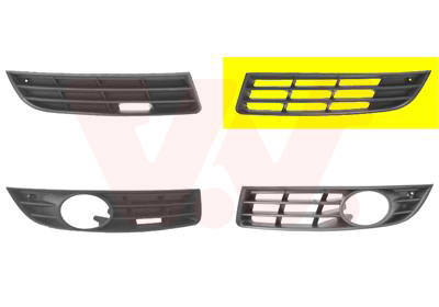 VAN WEZEL 5839591 szellőzőrács, lökhárító bal első VW
