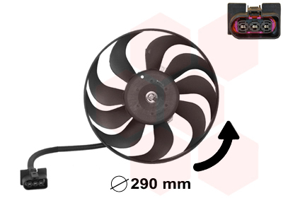 VAN WEZEL 5888745 Fan, engine cooling