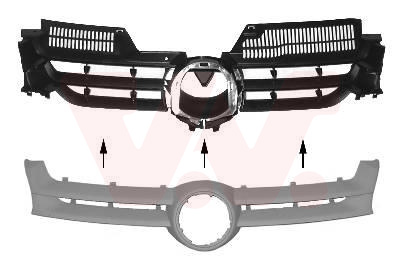 VAN WEZEL 5894510 ** Equipart ** Radiatorgitter