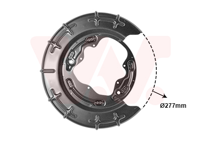 VAN WEZEL 8207374 Splash Guard, brake disc