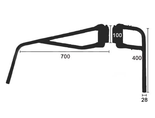 ALKAR 9402003 Στήριγμα, εξωτερικός καθρέφτης δεξιά