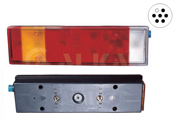 ALKAR 9728009 Tail Light Assembly Right for MAN