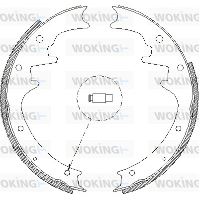 WOKING Z4423.00 Σιαγώνα φρένων
