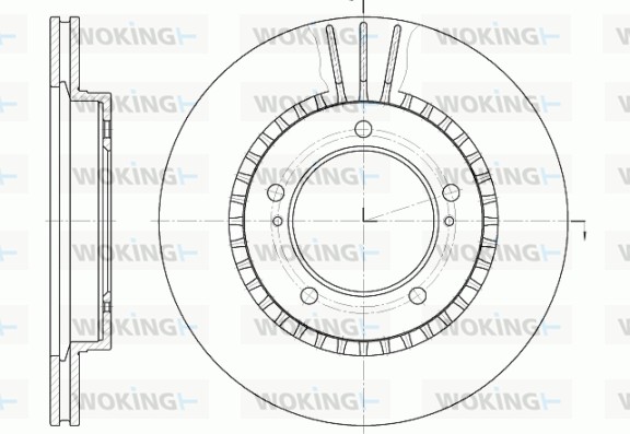 WOKING D61125.10 Δισκόπλακα