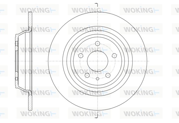 WOKING D61606.00 Δισκόπλακα