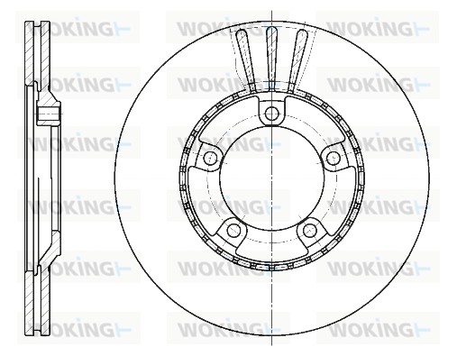 WOKING D6520.10 Δισκόπλακα