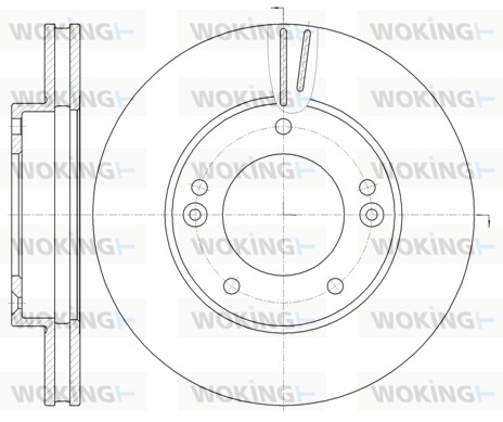 WOKING D6992.10 Δισκόπλακα