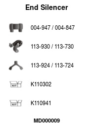 FA1 MD000009 Endschalldämpfer