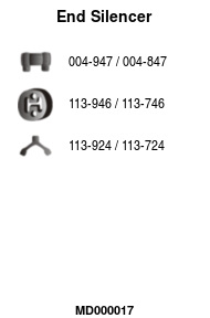 FA1 MD000017 Endschalldämpfer