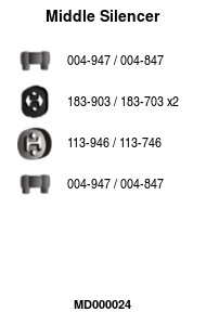 FA1 MD000024 Mittelschalldämpfer