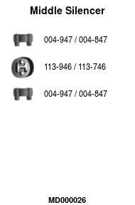 FA1 MD000026 Mittelschalldämpfer