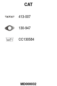 FA1 MD000032 Krümmerkatalysator