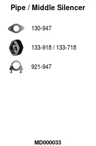 FA1 MD000033 Mittelschalldämpfer
