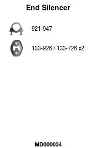 FA1 MD000034 Endschalldämpfer