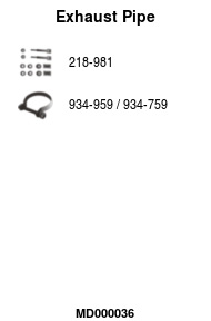 FA1 MD000036 Abgasrohr
