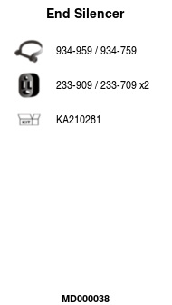 FA1 MD000038 Endschalldämpfer