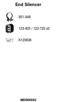 FA1 MD000042 Endschalldämpfer
