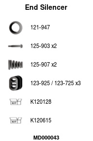 FA1 MD000043 Endschalldämpfer