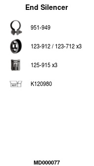 FA1 MD000077 Endschalldämpfer